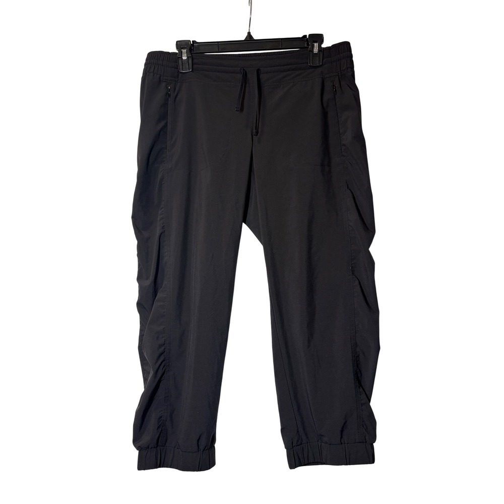 Athleta Ruched Cropped Jogger Pants Women Size 10